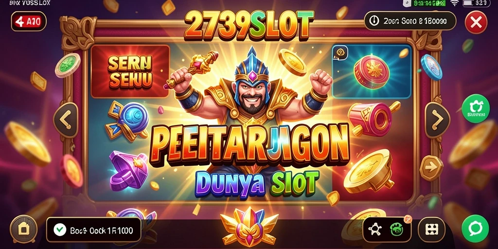 Tampilan gameplay seru dari 2739SLOT dengan karakter yang beraksi.