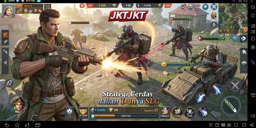 Tampilan gameplay JKTJKT yang mengasyikkan dan menantang.