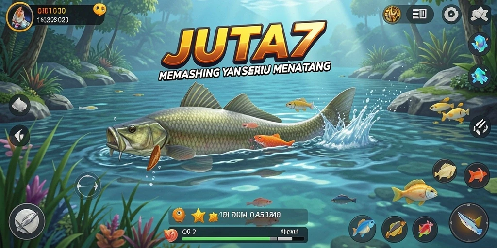 Tangkapan ikan besar di gameplay JUTA7 yang mendebarkan.