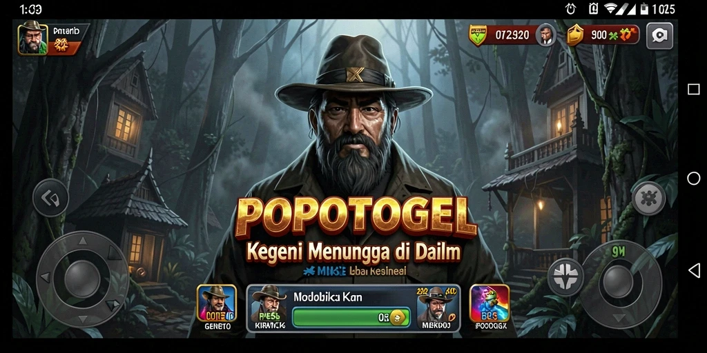 Screenshot menampilkan karakter dalam kegelapan dengan suasana mencekam.