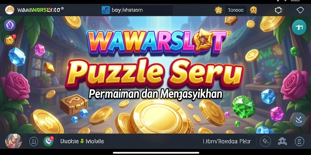 Tampilan gameplay WAWARSLOT dengan tantangan puzzle yang menarik.